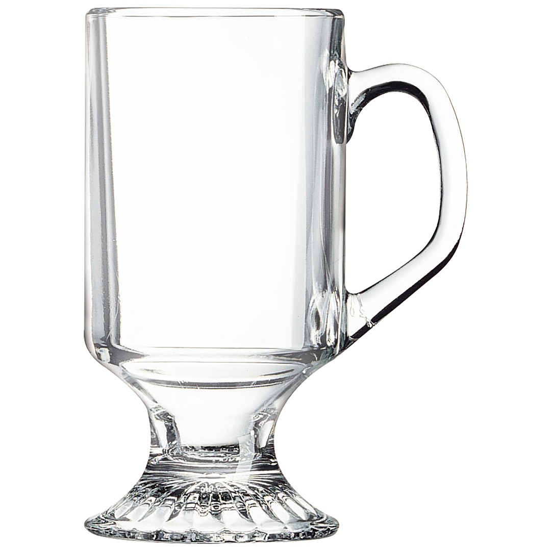 Polar Camel 10 oz. Clear Footed Coffee Mug