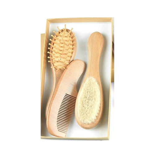 Personalized Baby Brush & Grooming Set – Gentle Care, Custom Touch