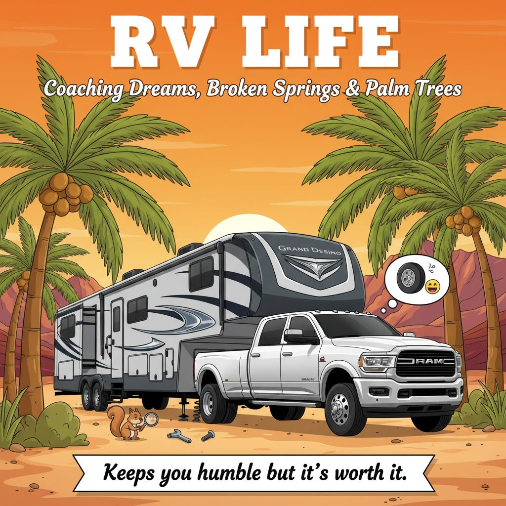 Coaching Dreams, Broken Springs, and Palm Trees: Another "Smooth" RV Adventure