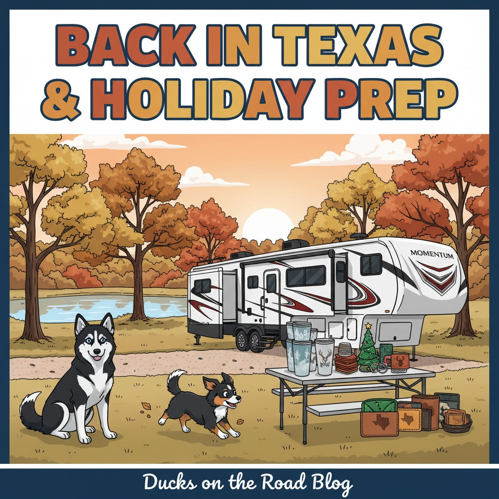 Back in Texas & Gearing Up for the Holidays