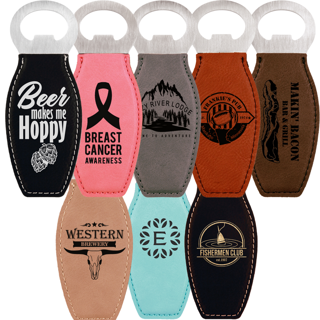 Leatherette Magnetic Bottle Opener – Functional, Stylish, and Fully Customizable