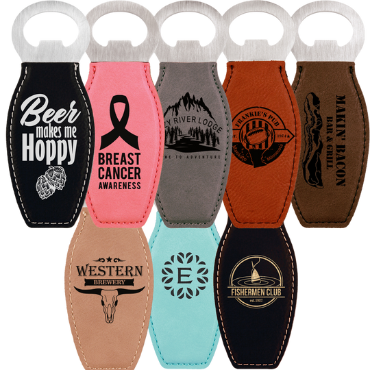 Leatherette Magnetic Bottle Opener – Functional, Stylish, and Fully Customizable
