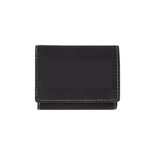 Leatherette Trifold Wallet – Classic Design with a Personalized Touch