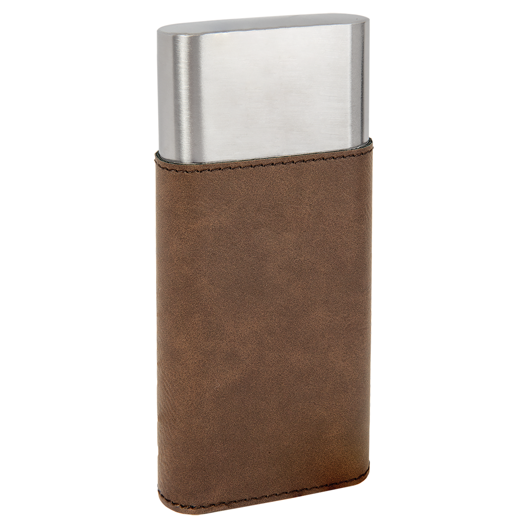 Custom Leatherette Cigar Holder with Cutter – Personalized & Sophisticated