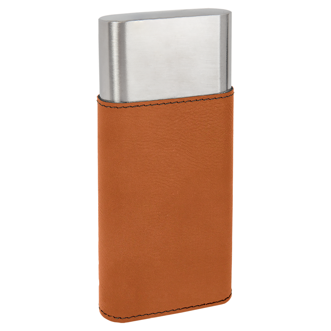Custom Leatherette Cigar Holder with Cutter – Personalized & Sophisticated