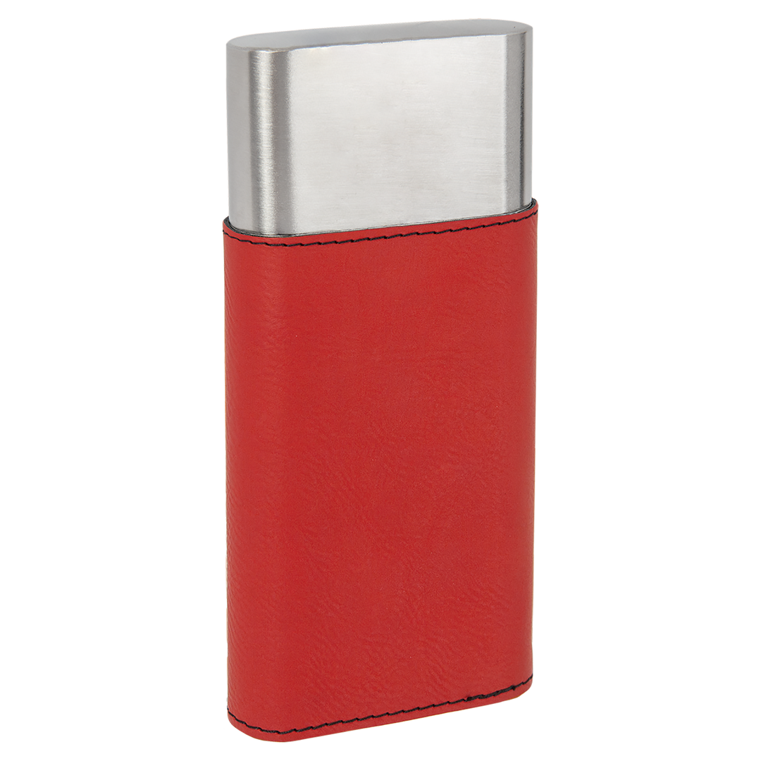 Custom Leatherette Cigar Holder with Cutter – Personalized & Sophisticated