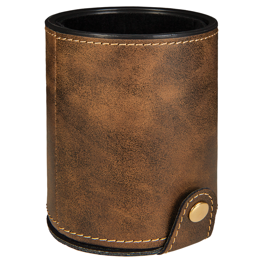 Custom Leatherette Dice Cup - Personalized Game Night Essential