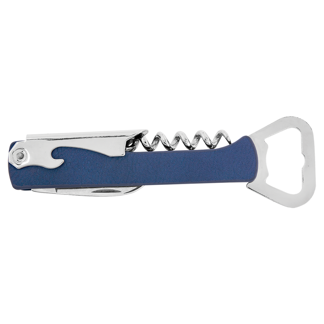 Personalized Leatherette Corkscrew Wine Openers