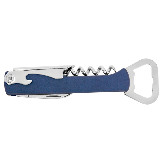 Personalized Leatherette Corkscrew Wine Openers