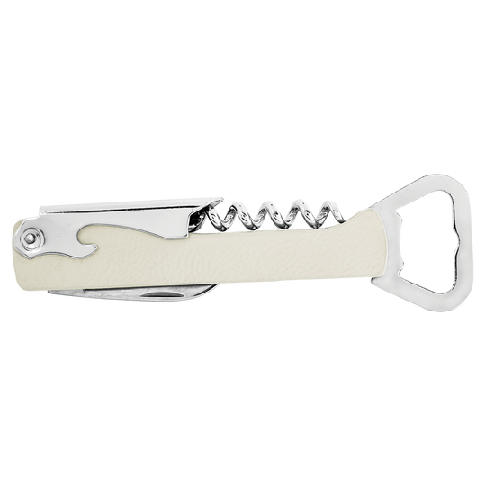 Personalized Leatherette Corkscrew Wine Openers