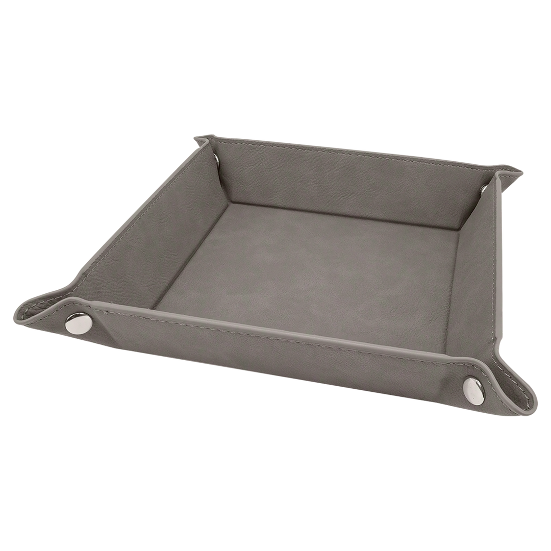Leatherette Snap up Tray