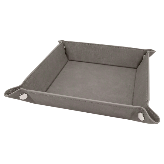 Leatherette Snap up Tray