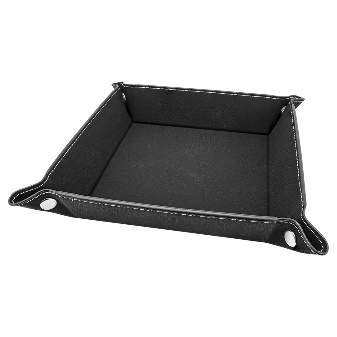 Leatherette Snap up Tray