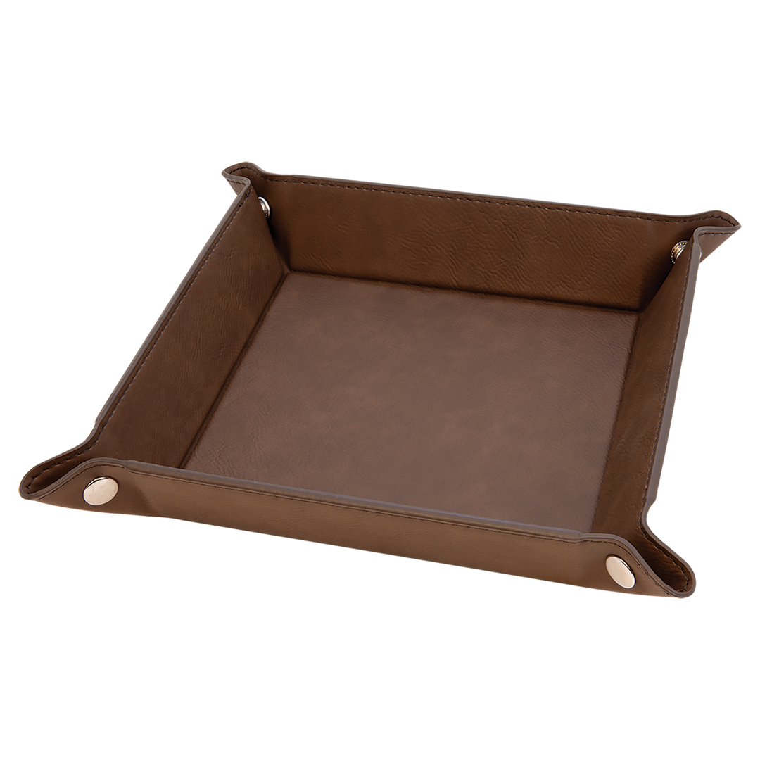 Leatherette Snap up Tray