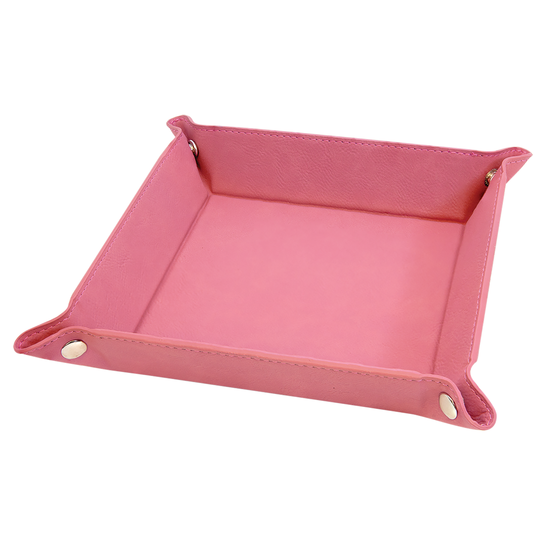 Leatherette Snap up Tray