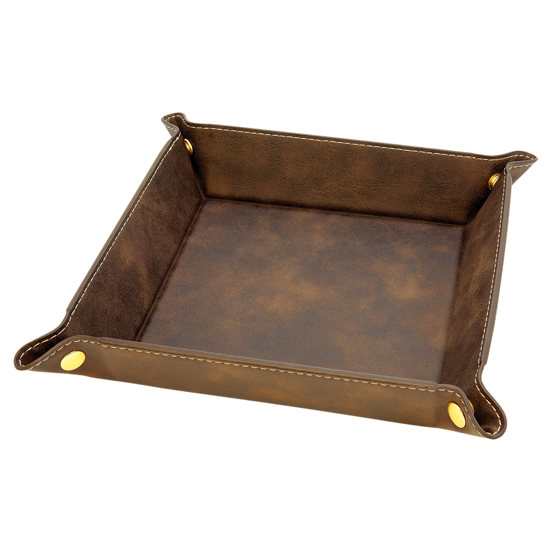 Leatherette Snap up Tray