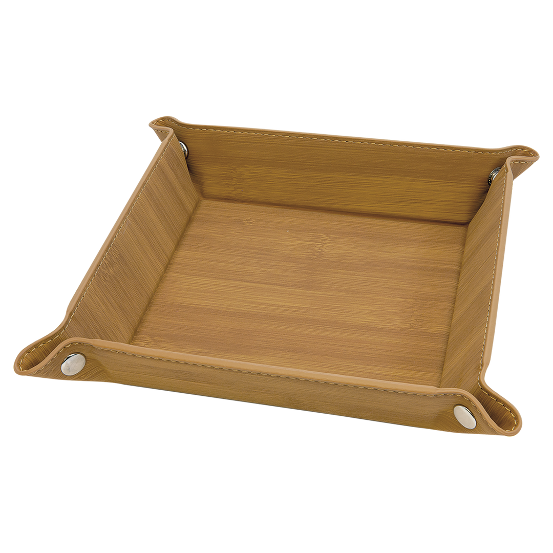 Leatherette Snap up Tray