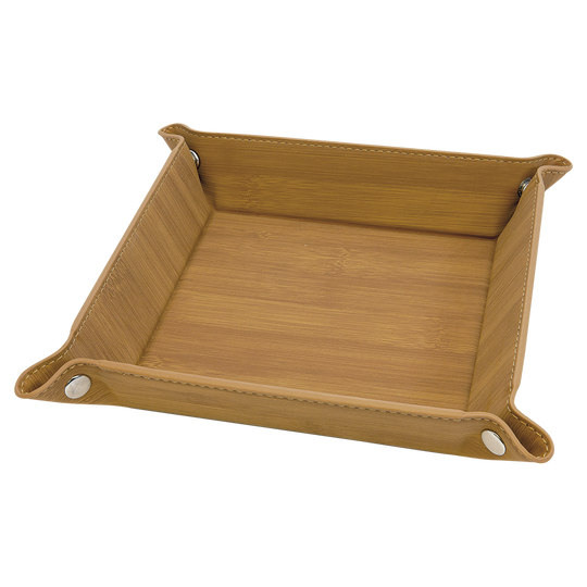 Leatherette Snap up Tray