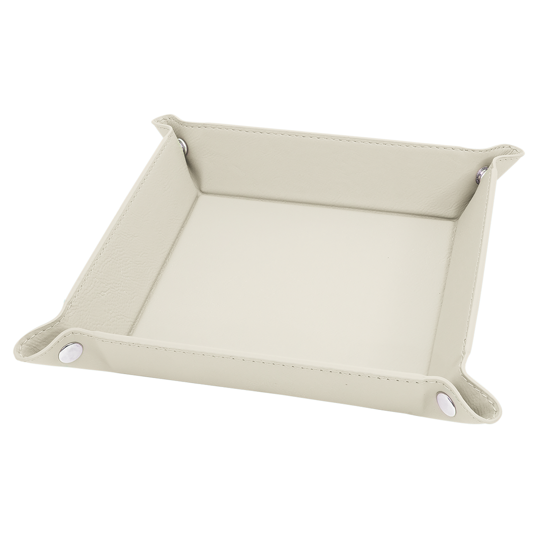 Leatherette Snap up Tray