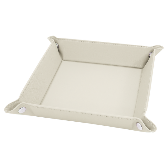 Leatherette Snap up Tray