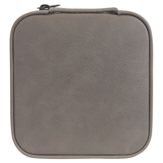 4x4 Leatherette Travel Jewelry Box – Custom Engraved