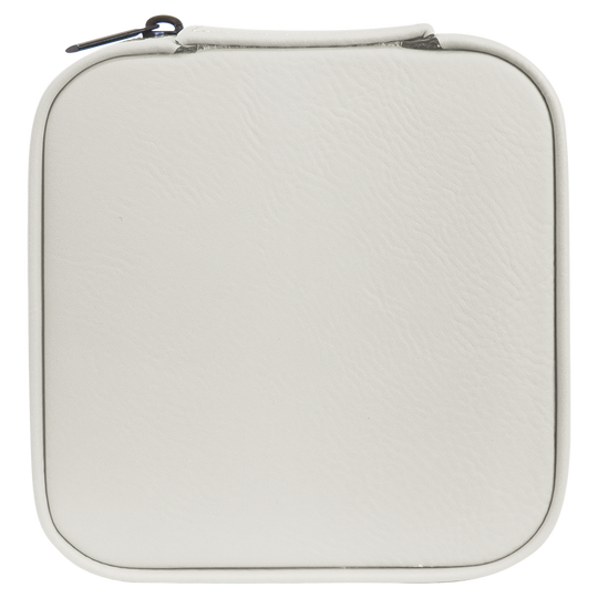 4x4 Leatherette Travel Jewelry Box – Custom Engraved