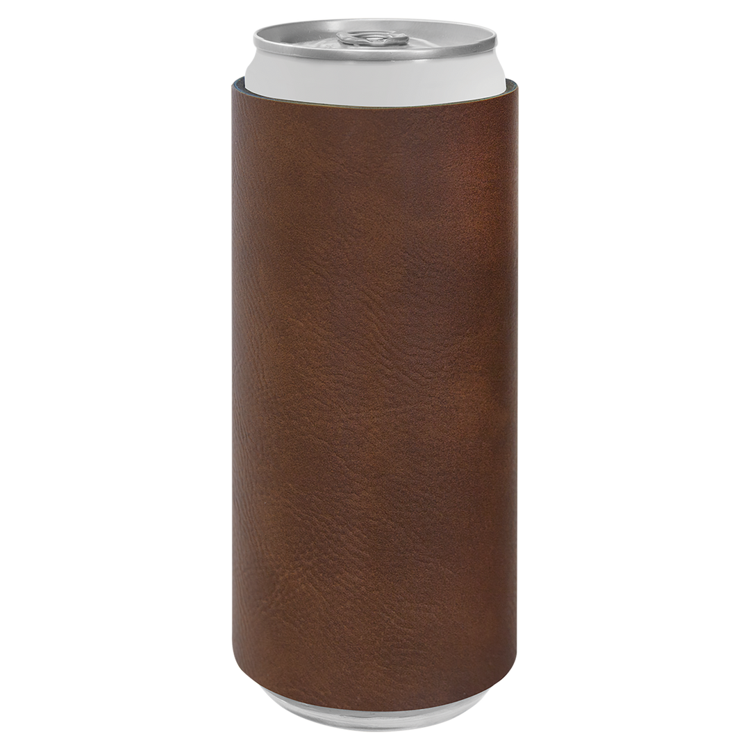 Slim Can Leatherette Koozies – Because One Vibe Just Isn’t Enough