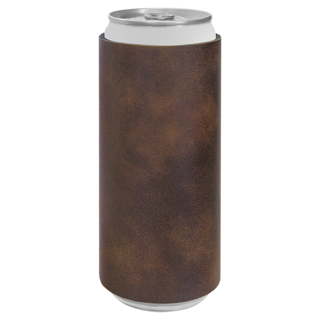 Slim Can Leatherette Koozies – Because One Vibe Just Isn’t Enough