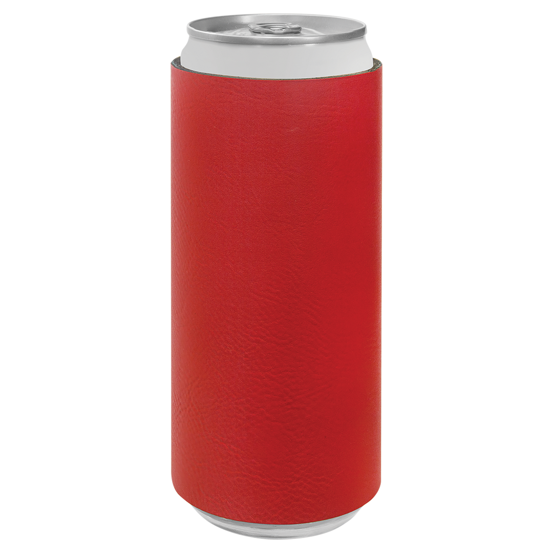 Slim Can Leatherette Koozies – Because One Vibe Just Isn’t Enough
