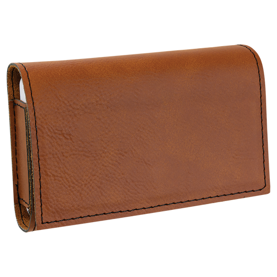Laserable Leatherette Pill Box – 7-Day Organizer with Style