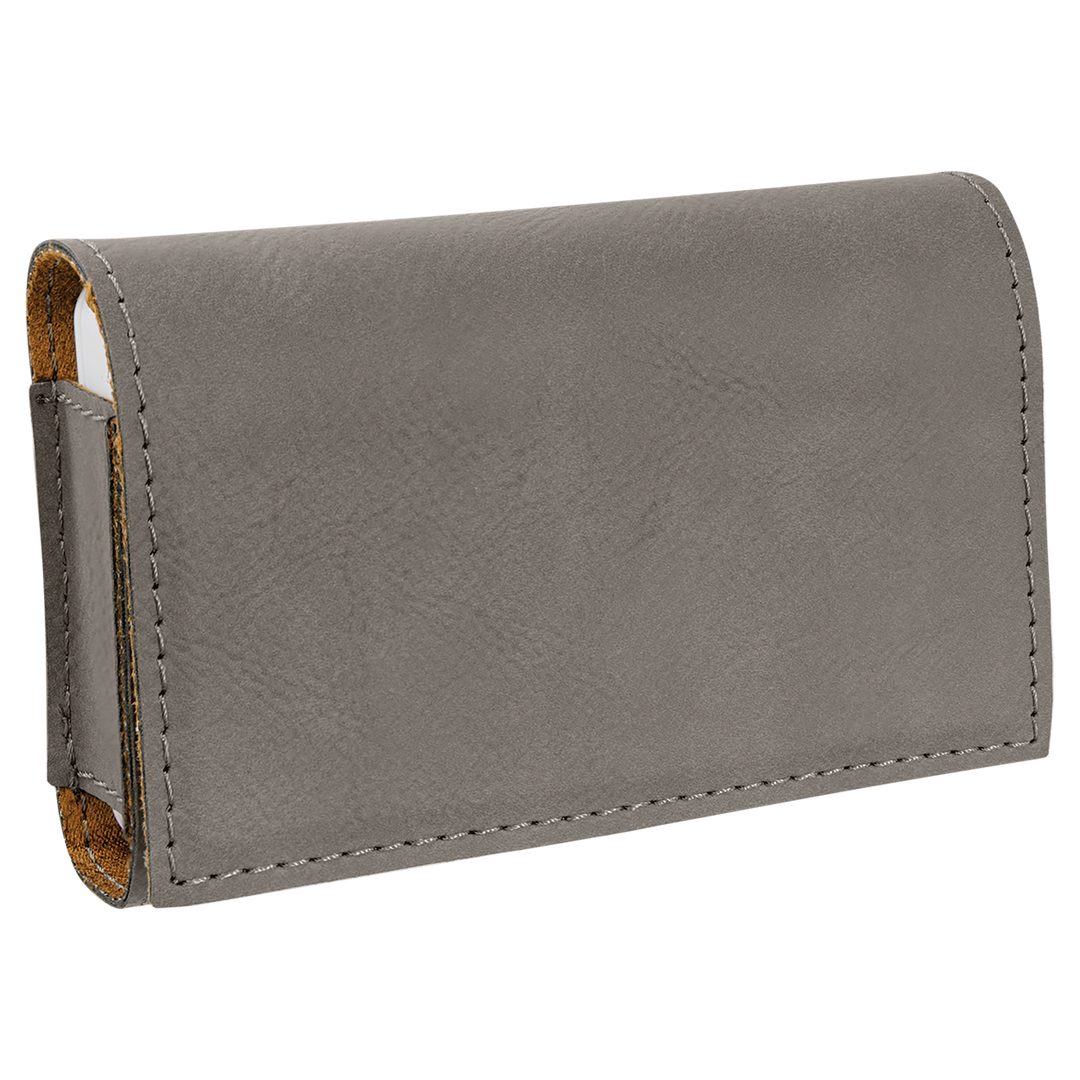 Laserable Leatherette Pill Box – 7-Day Organizer with Style