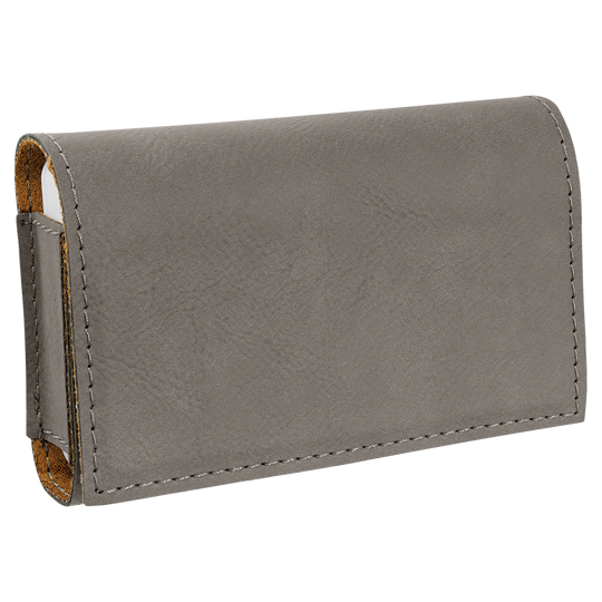 Laserable Leatherette Pill Box – 7-Day Organizer with Style