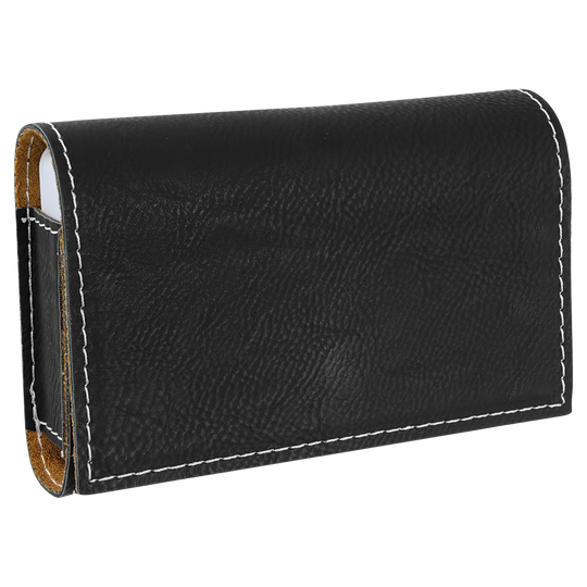 Laserable Leatherette Pill Box – 7-Day Organizer with Style