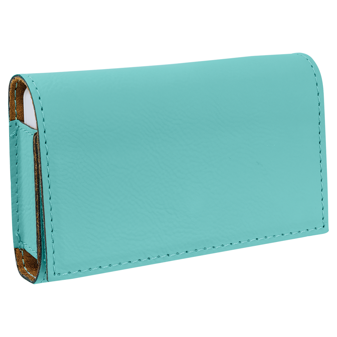 Laserable Leatherette Pill Box – 7-Day Organizer with Style