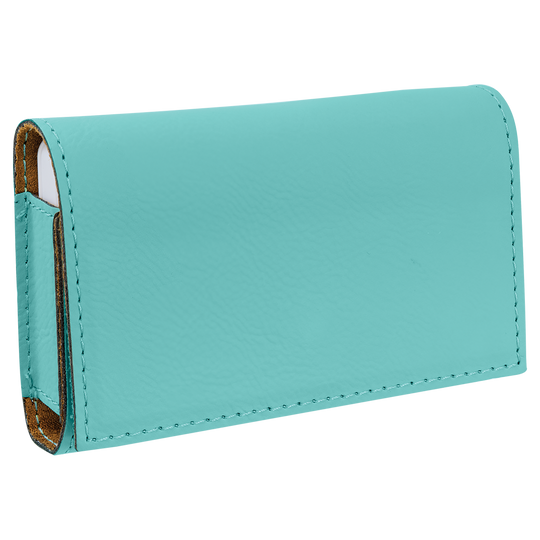 Laserable Leatherette Pill Box – 7-Day Organizer with Style