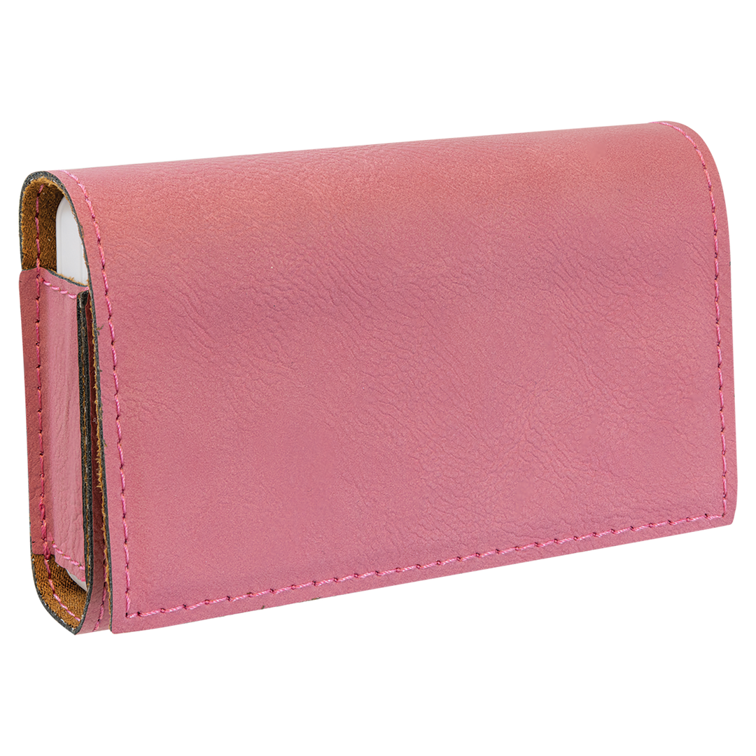 Laserable Leatherette Pill Box – 7-Day Organizer with Style