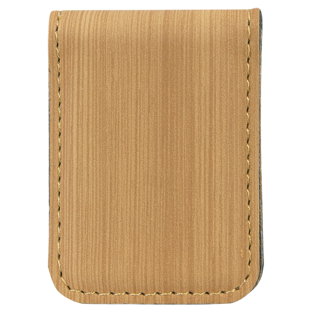 Custom Magnetic Leatherette Money Clip – Slim, Secure & Stylish