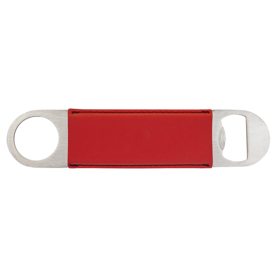 1 1/2" x 7" Leatherette Bottle Opener