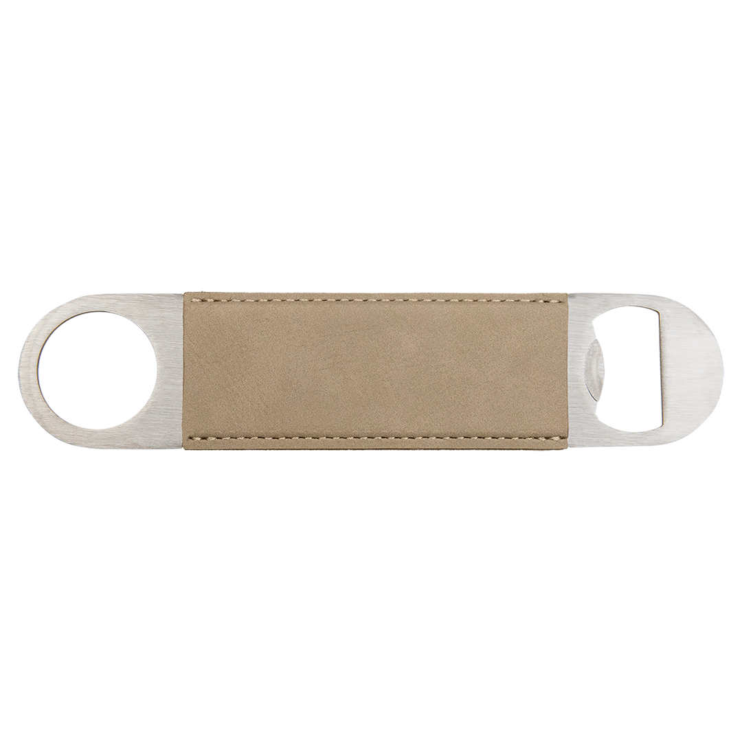 1 1/2" x 7" Leatherette Bottle Opener