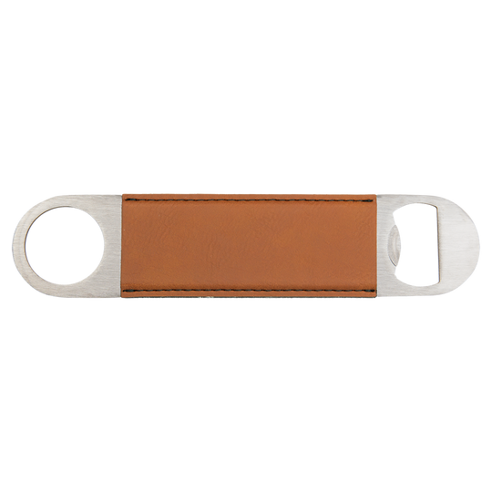 1 1/2" x 7" Leatherette Bottle Opener