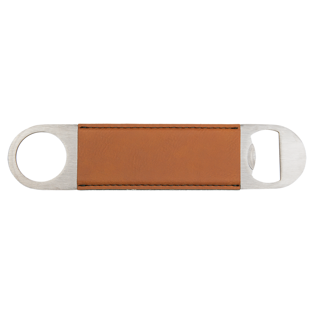 1 1/2" x 7" Leatherette Bottle Opener
