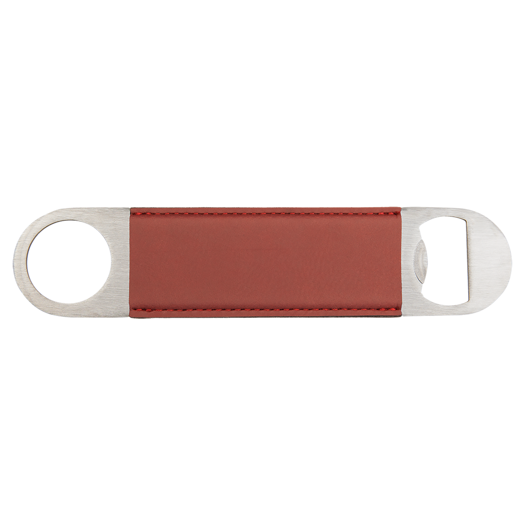 1 1/2" x 7" Leatherette Bottle Opener