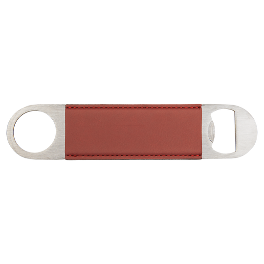 1 1/2" x 7" Leatherette Bottle Opener