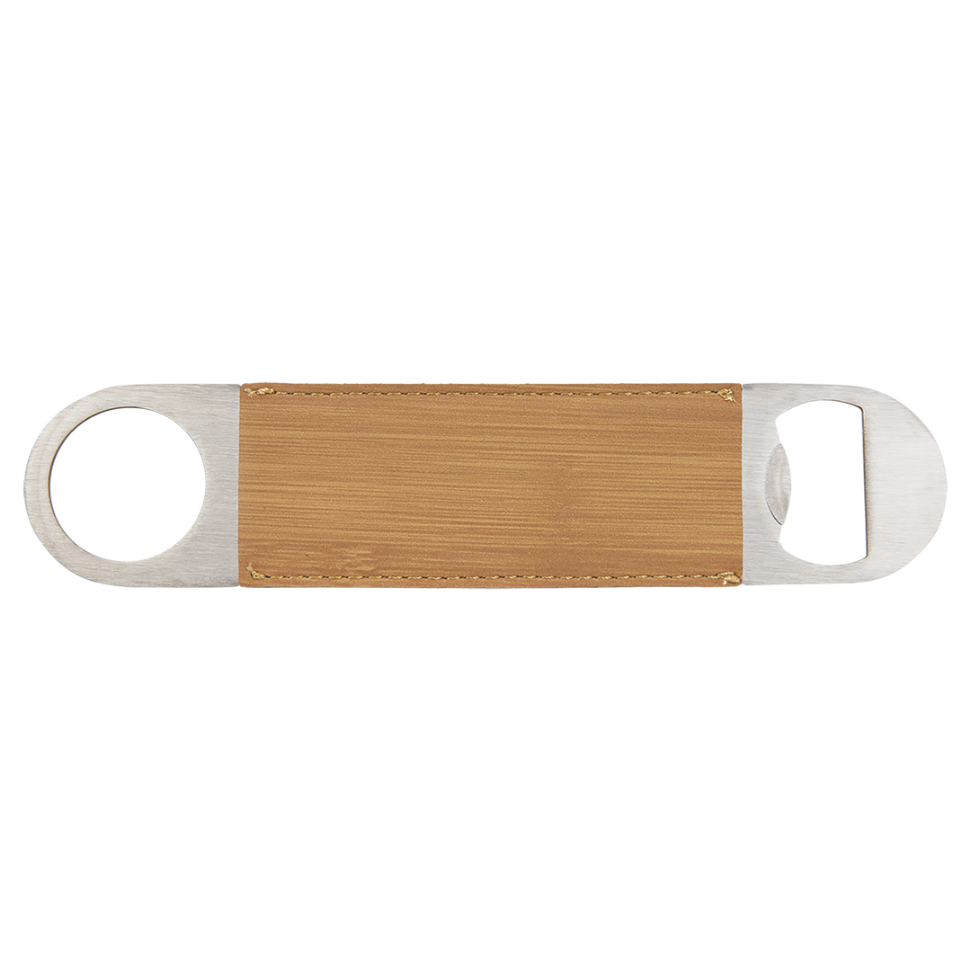 1 1/2" x 7" Leatherette Bottle Opener