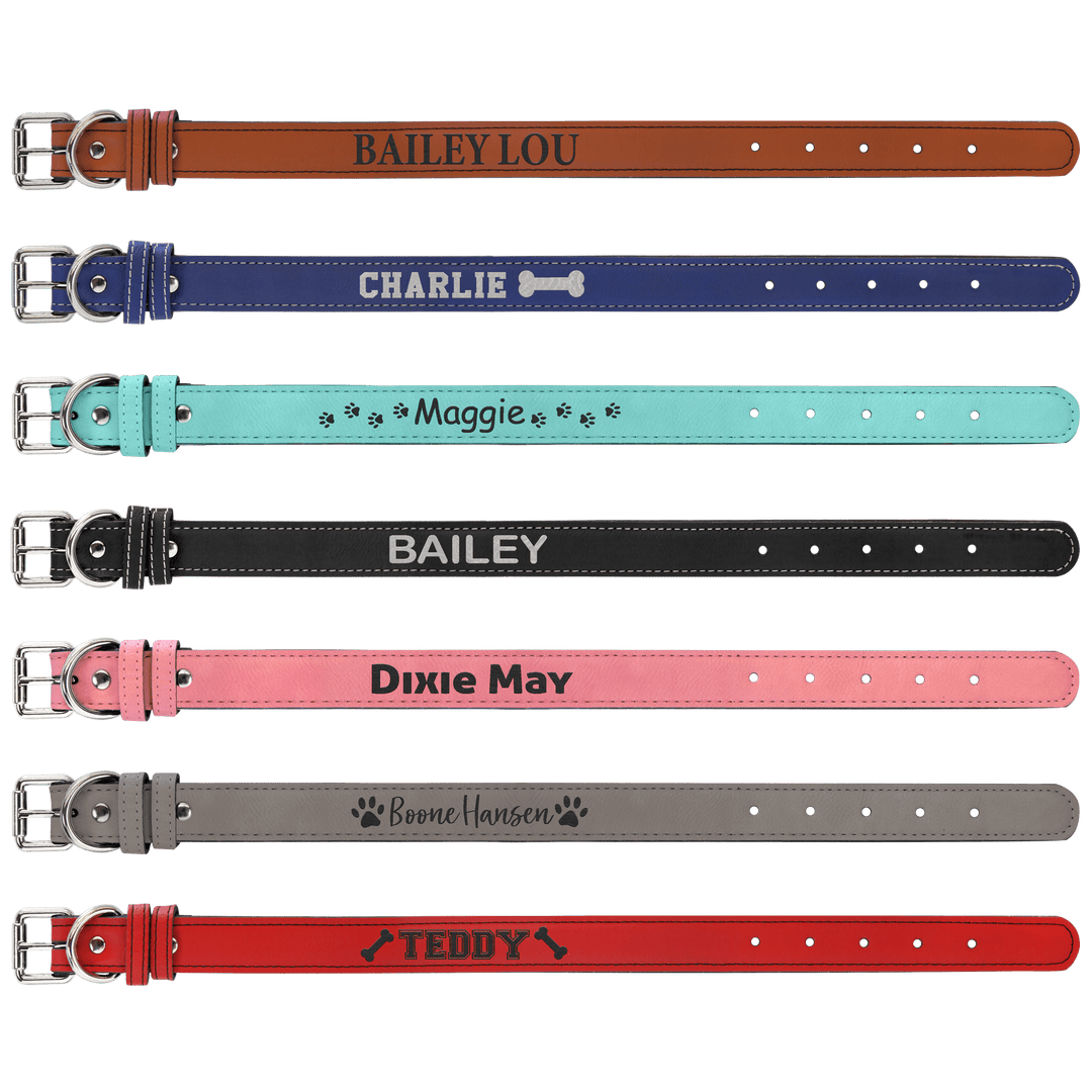 Custom Engraved Pet Collars -X-Large 27" x 1 1/4"
