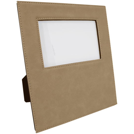 Personalized 4x6 Leatherette Photo Frame