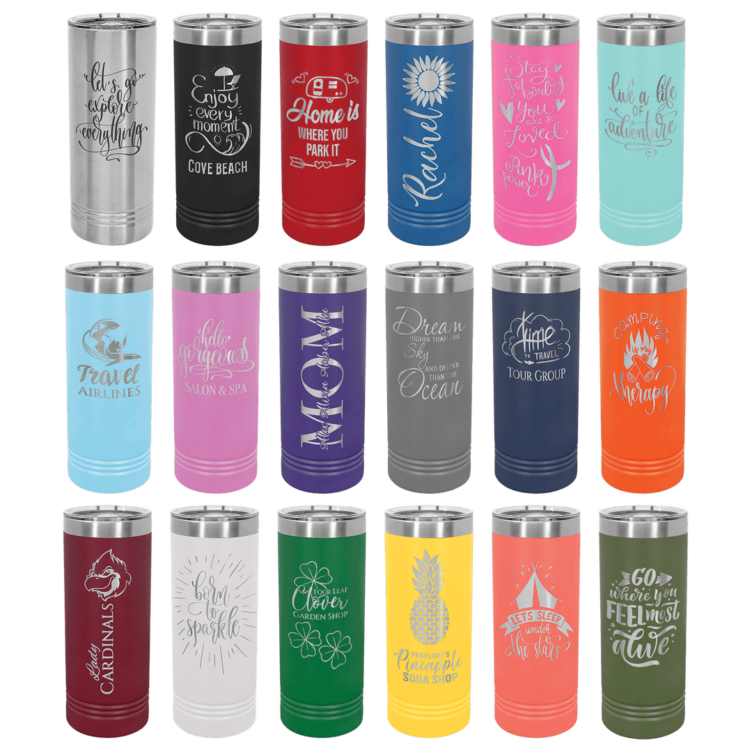 22oz Customizable Stainless Steel Tumblers
