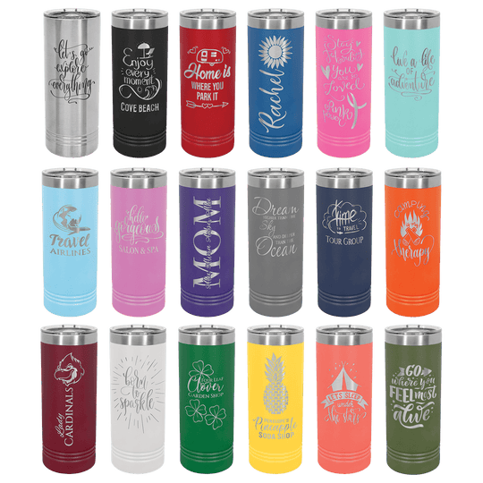 22oz Customizable Stainless Steel Tumblers