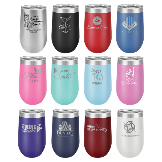 16oz Stemless Wine Tumblers