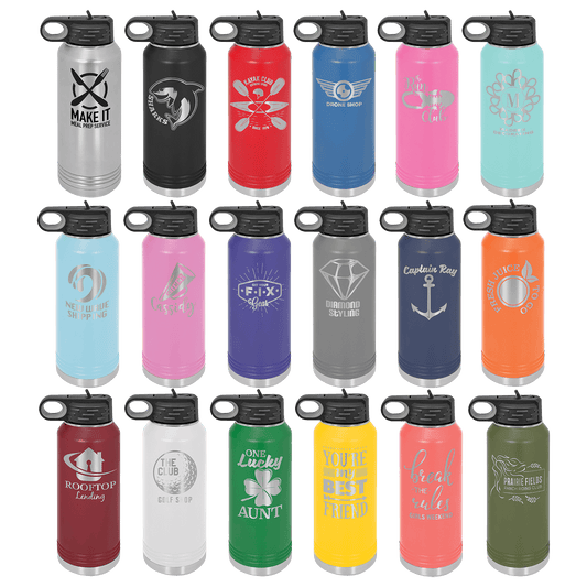 20oz Customizable Stainless Steel Water Bottle